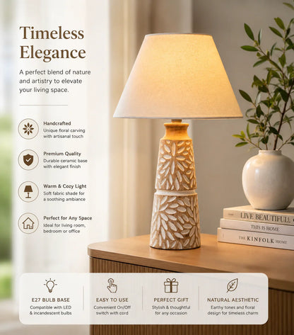 Decorative Wooden Table Lamp