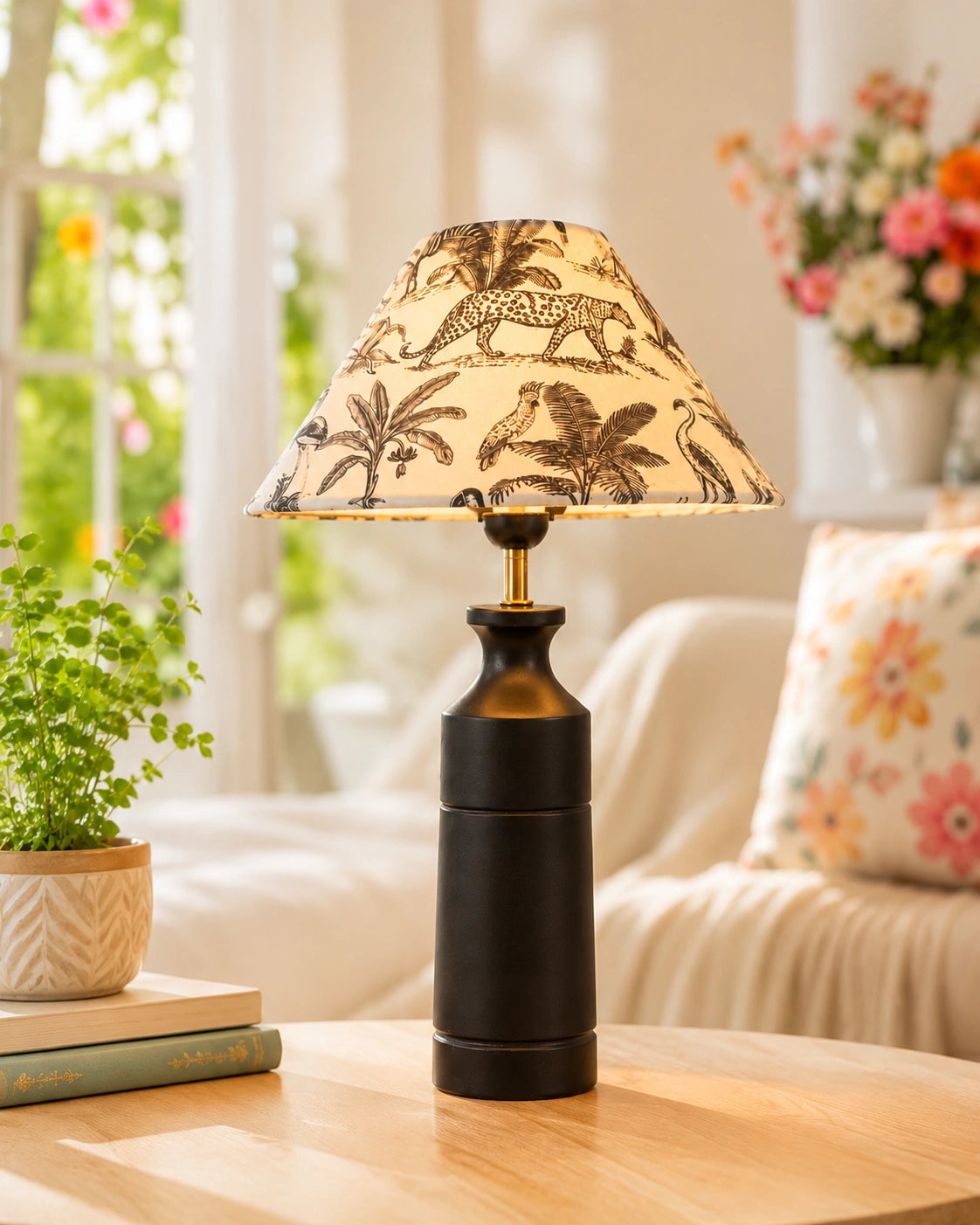 Affordable wooden Bedside lamp For bedroom  By Reggal Decors