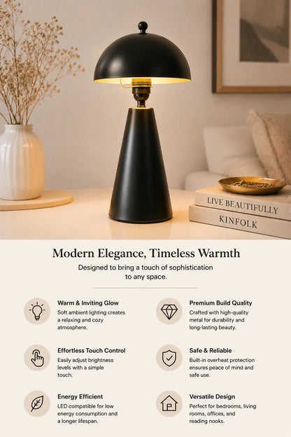 Designer Mushroom Table Lamp for Bedroom