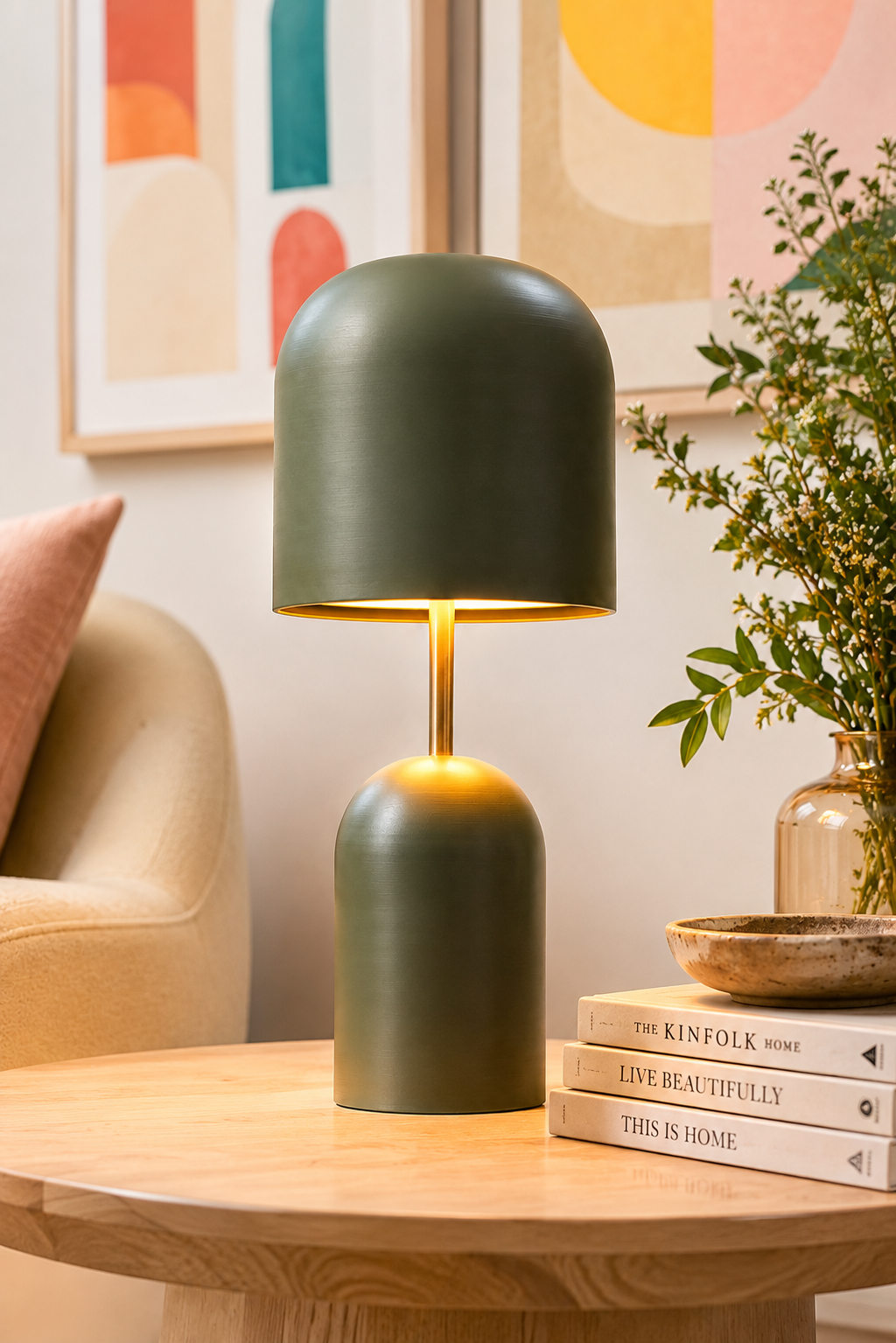 Modern Table Lamp for Living Room By Reggal Decors