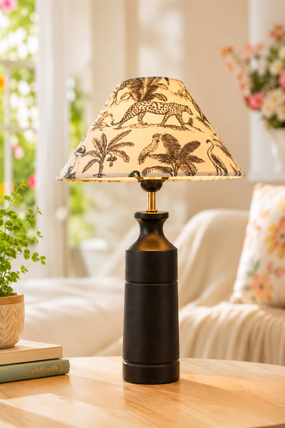 Modern wooden table lamp
