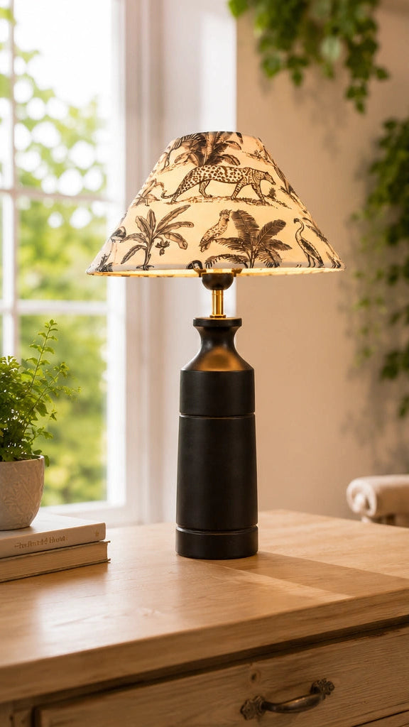 Modern  affordable wooden table lamps for study room By Reggal 