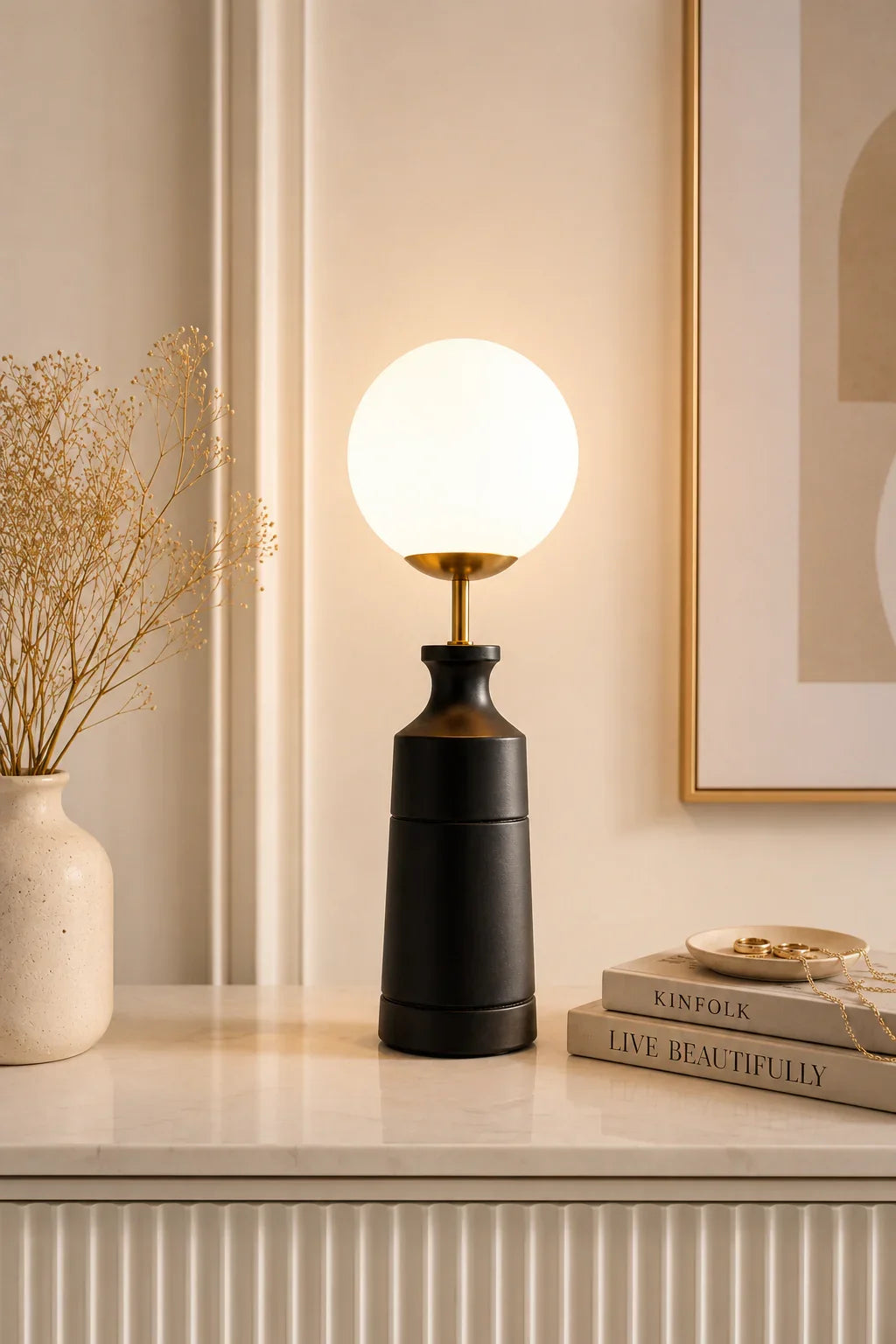 Premium Wooden Home Decor Lamp Wooden table lamps for light and study  By Reggal Decors