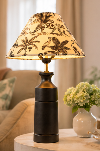 Premium wooden table lamp