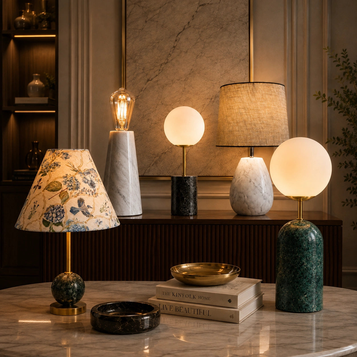 Reggal Decors new arrivals featuring designer table lamps, flower pots, marble décor and elegant pieces for modern Indian homes